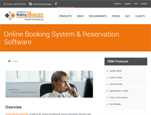 Tablet Screenshot of onlinebookingmanager.com